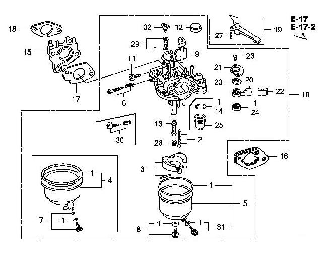 Vergaser GX270 OEM